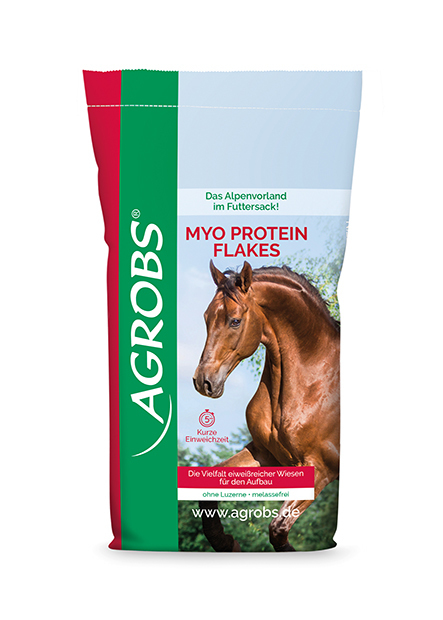 Agrobs Myo Protein Flakes, paardenvoeding, gezondheid, orthomoleculair, weidenbrok, eiwit