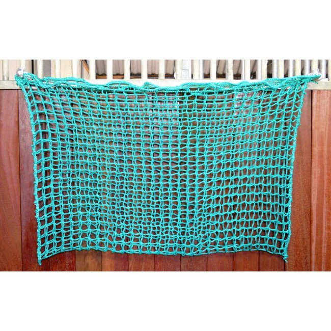 slowfeeder hooinet, pure horse, duurzaam, knooploos en slijtvast, ruwvoer, gezond,