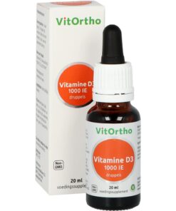 Vitamine D3 1000 IE druppels, paardenvoeding, orthomoleculair