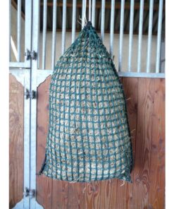 Verticaal: Slowfeeder hooinet